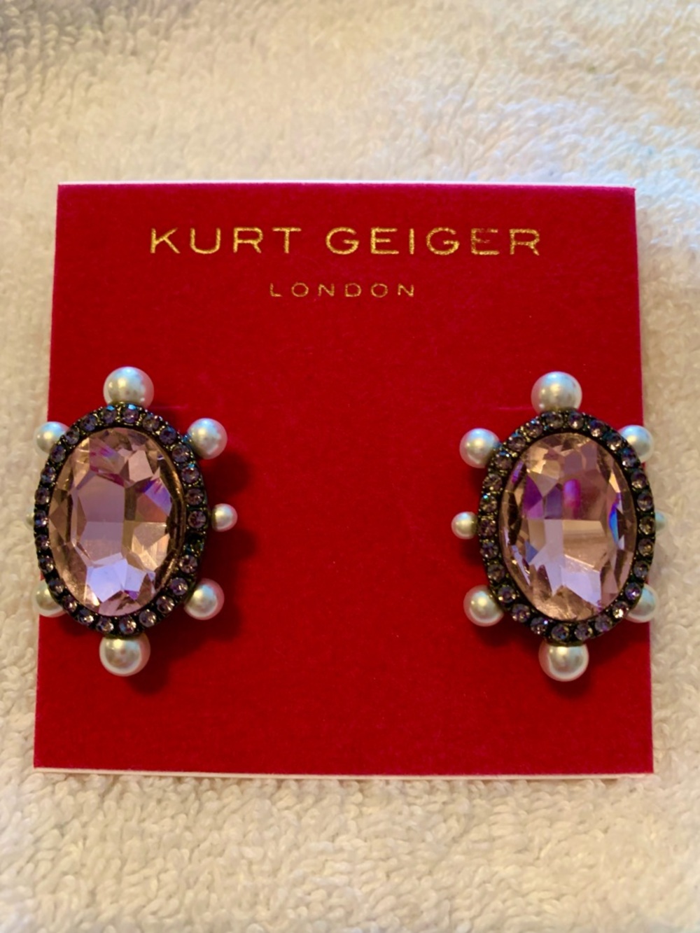 KURT GEIGER PIERCED EARRINGS